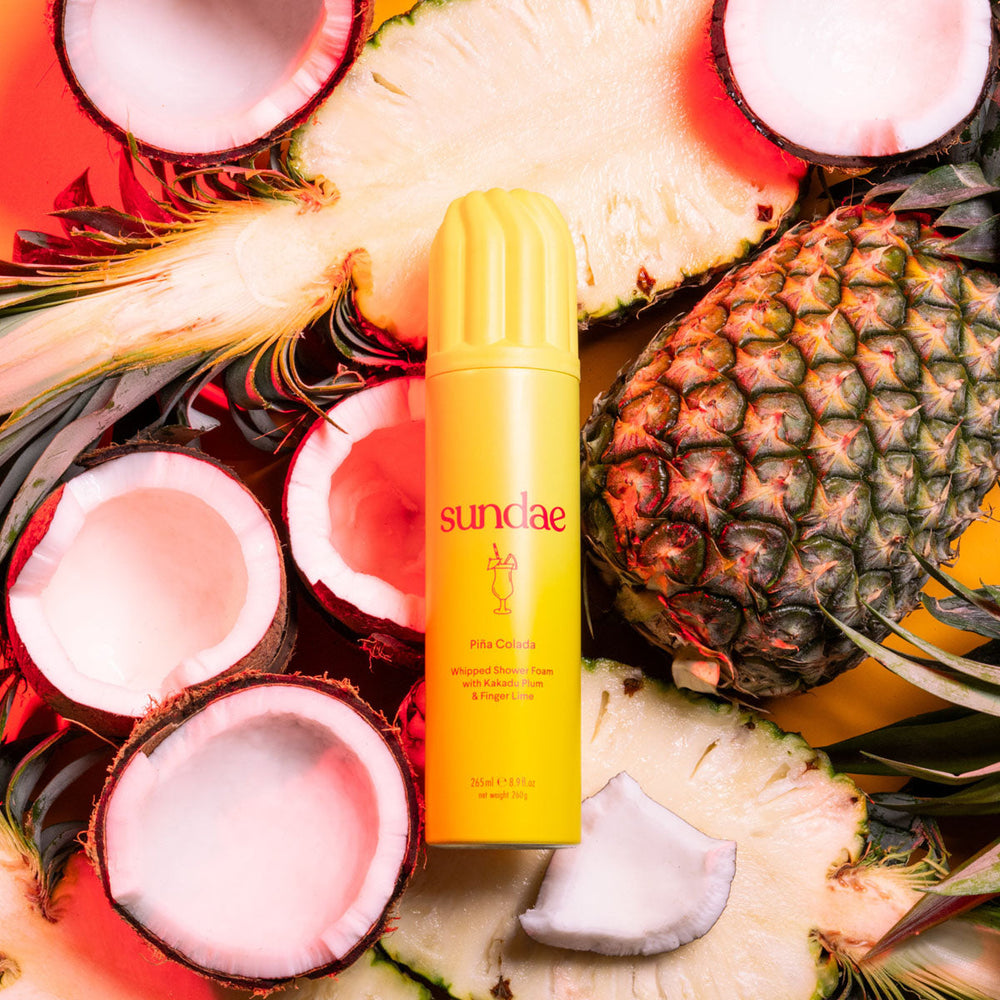 Gel douche moussant Sundae Body Piña Colada parfum ananas coco – visuel 3