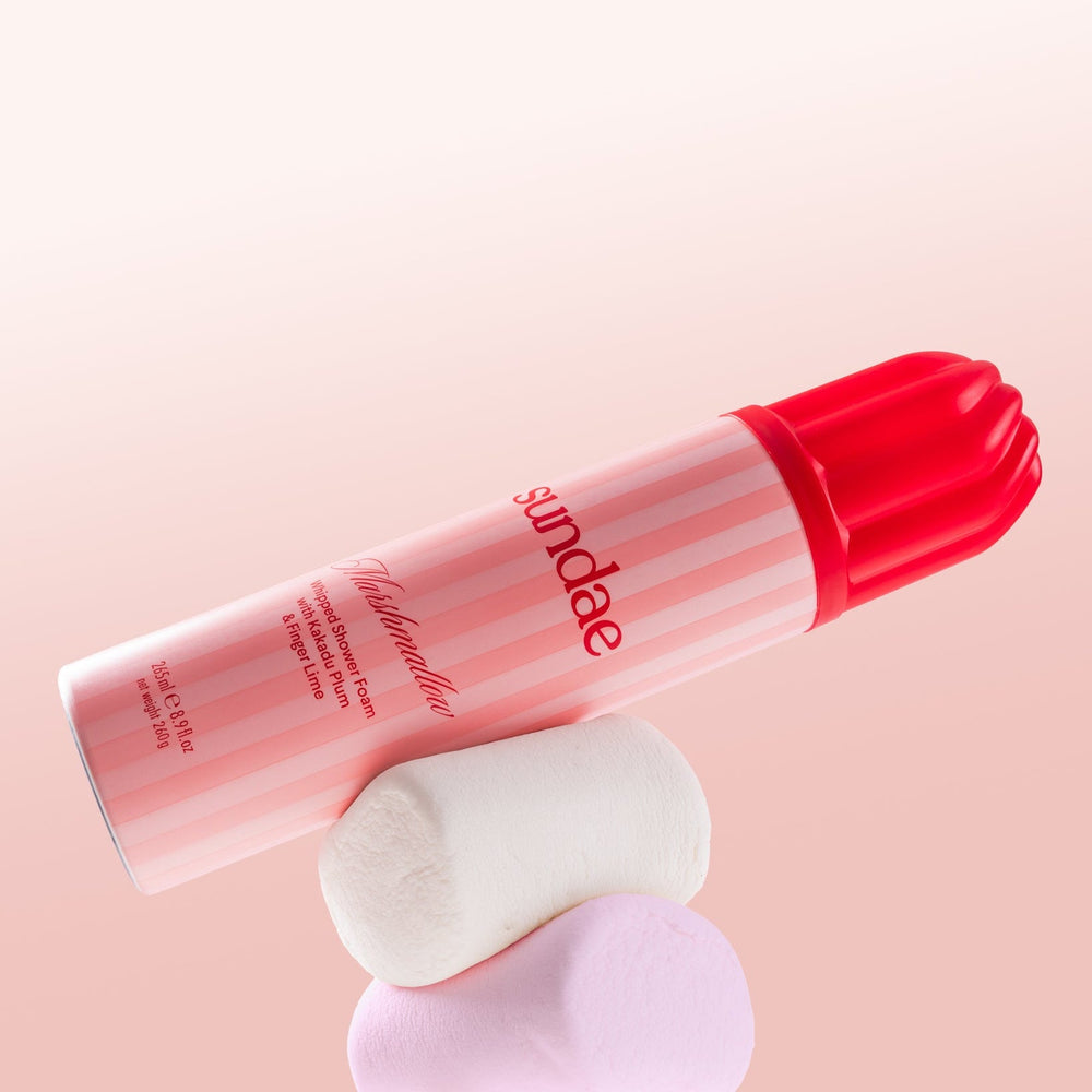 Gel douche moussant Sundae Body Marshmallow parfum guimauve – visuel 2