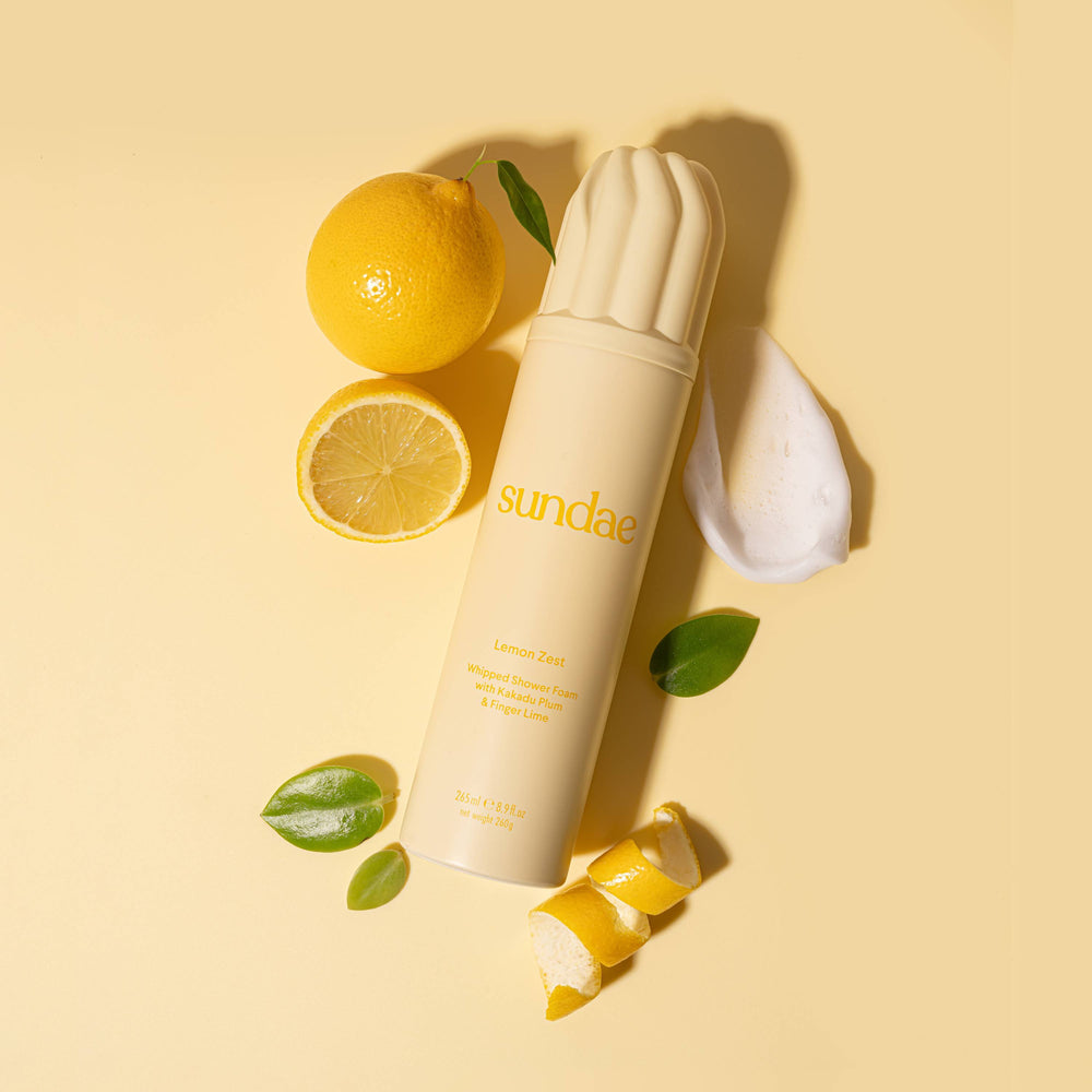 Gel douche moussant Sundae Body Lemon Zest parfum citron