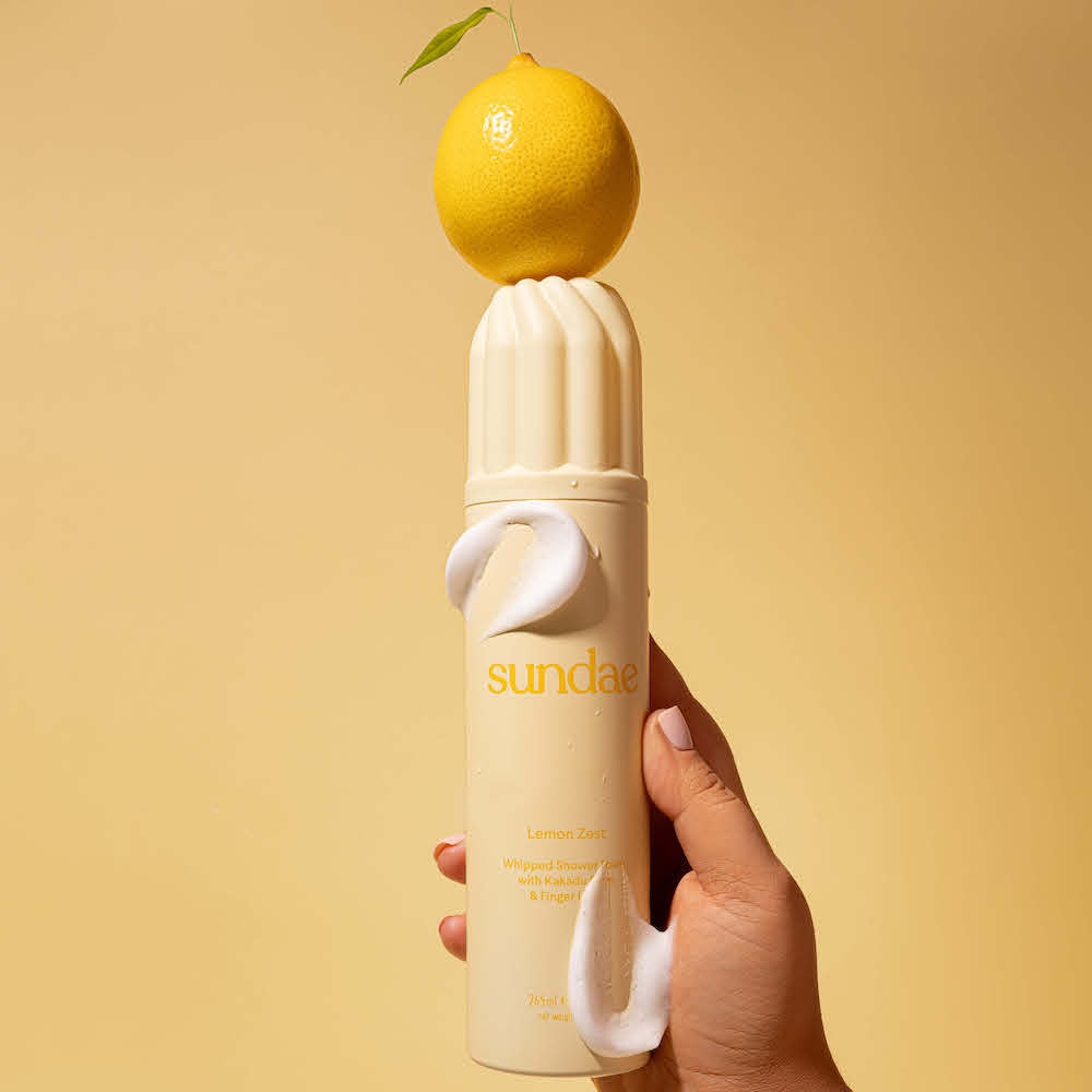 Gel douche moussant Sundae Body Lemon Zest parfum citron – visuel 5