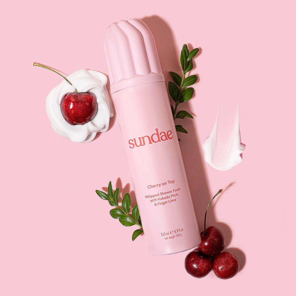 Gel douche moussant Sundae Body Cherry On Top parfum cerise