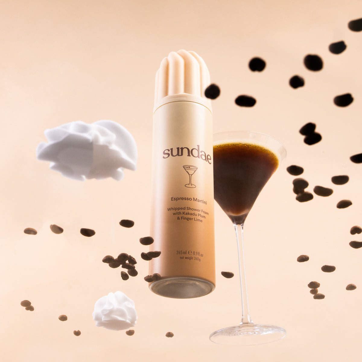 Gel douche moussant Sundae Body Espresso Martini parfum café – visuel 3