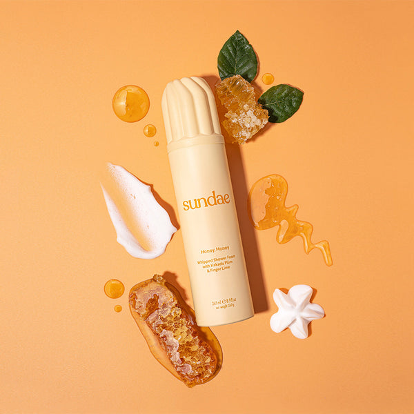 Gel douche moussant Sundae Body Honey Honey parfum miel