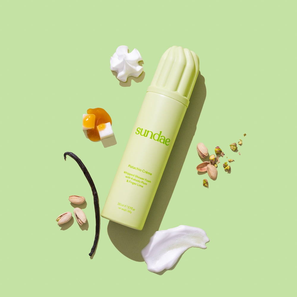Gel douche moussant Sundae Body Pistachio Crème parfum pistache crème