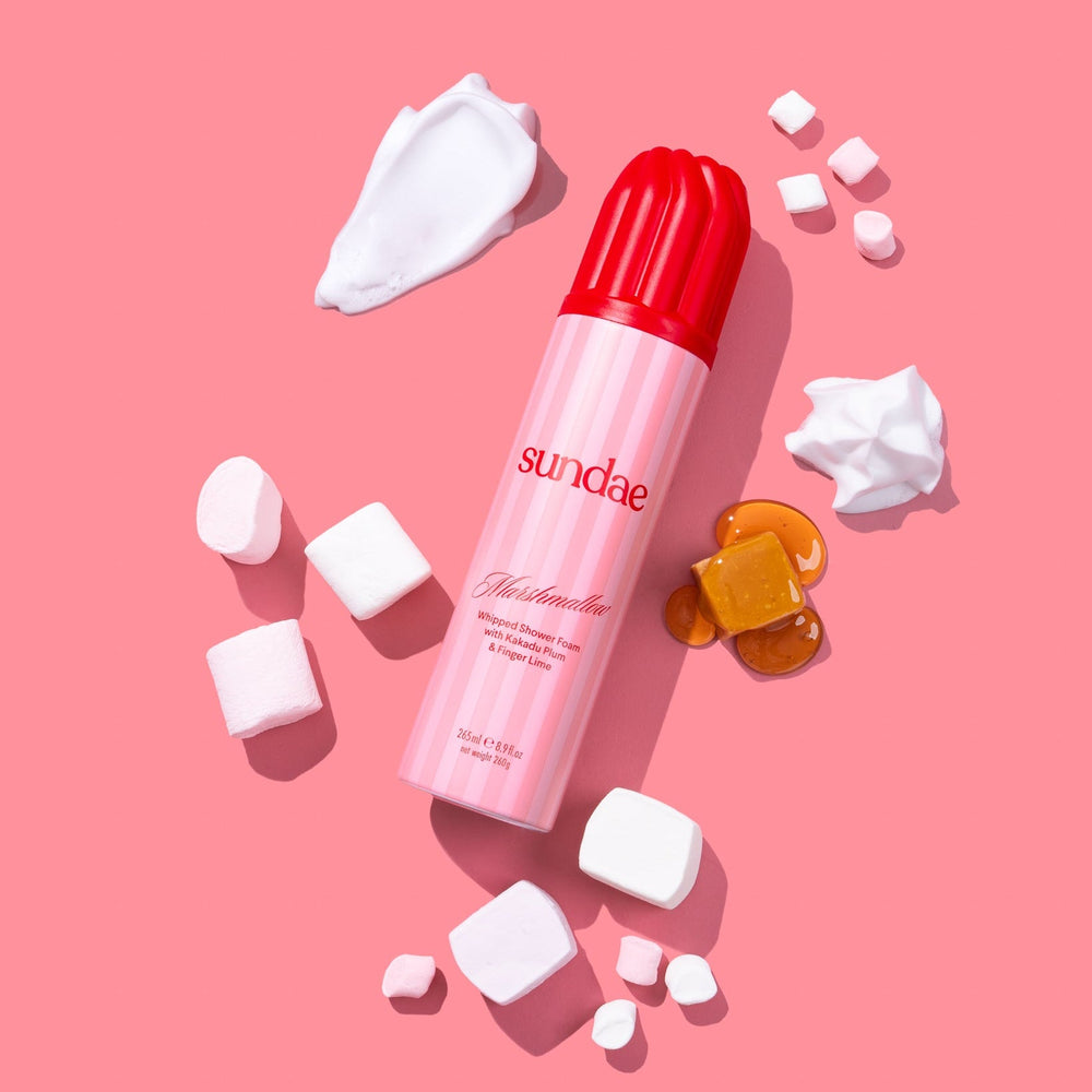 Gel douche moussant Sundae Body Marshmallow parfum guimauve
