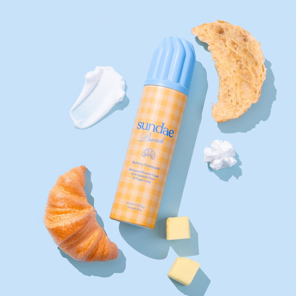 Gel douche moussant Sundae Body Buttery Croissant parfum croissant au beurre
