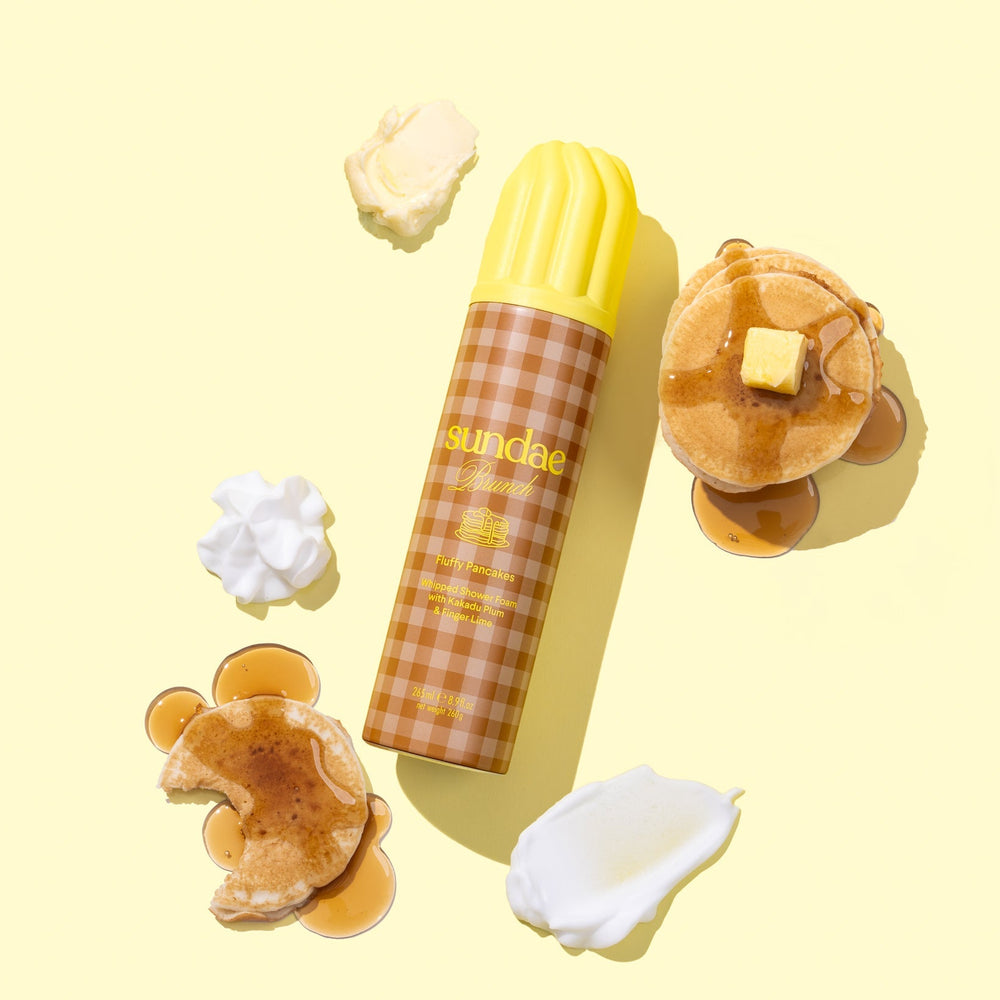 Gel douche moussant Sundae Body Fluffy Pancakes parfum pancakes