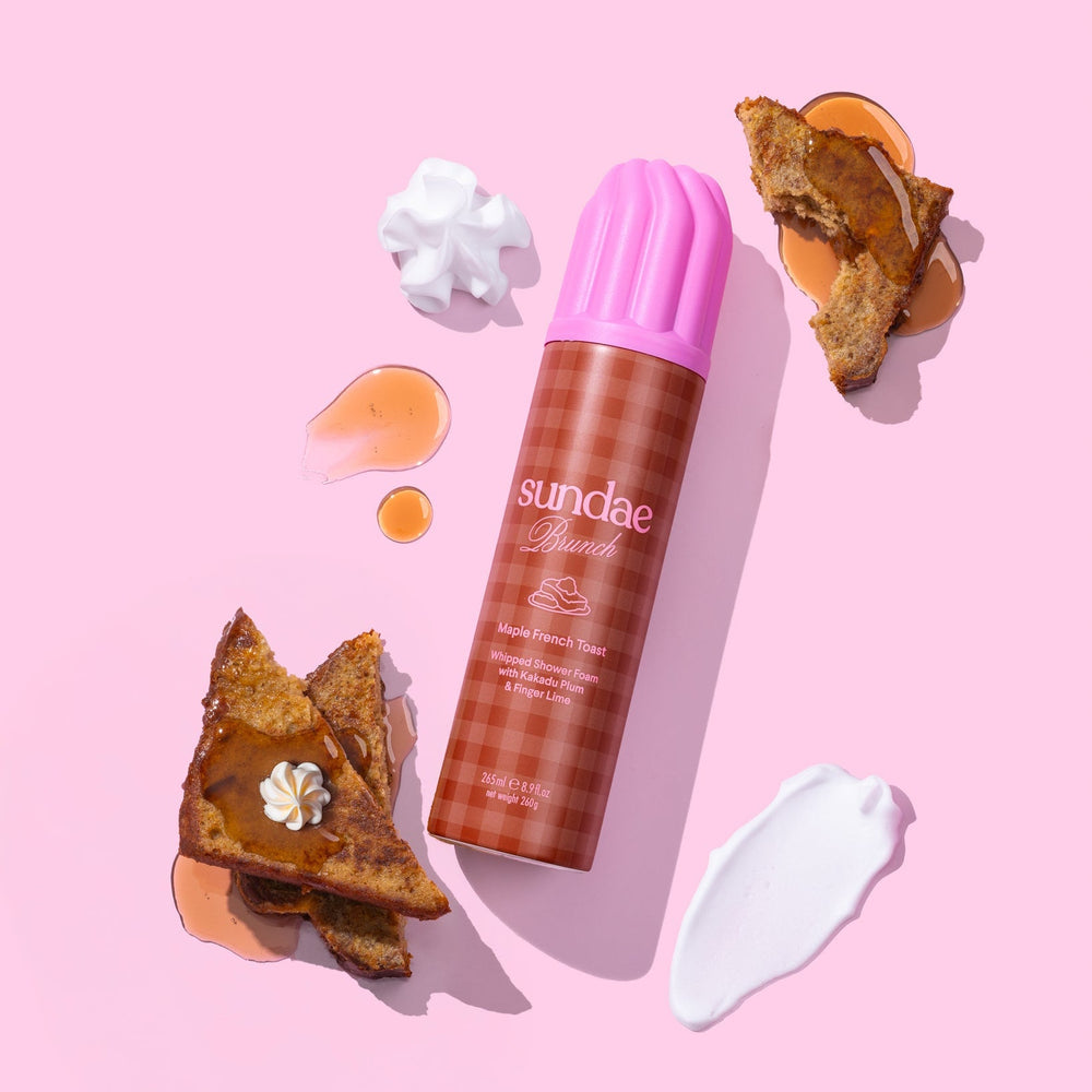 Gel douche moussant Sundae Body Maple French Toast pain perdu à l'érable