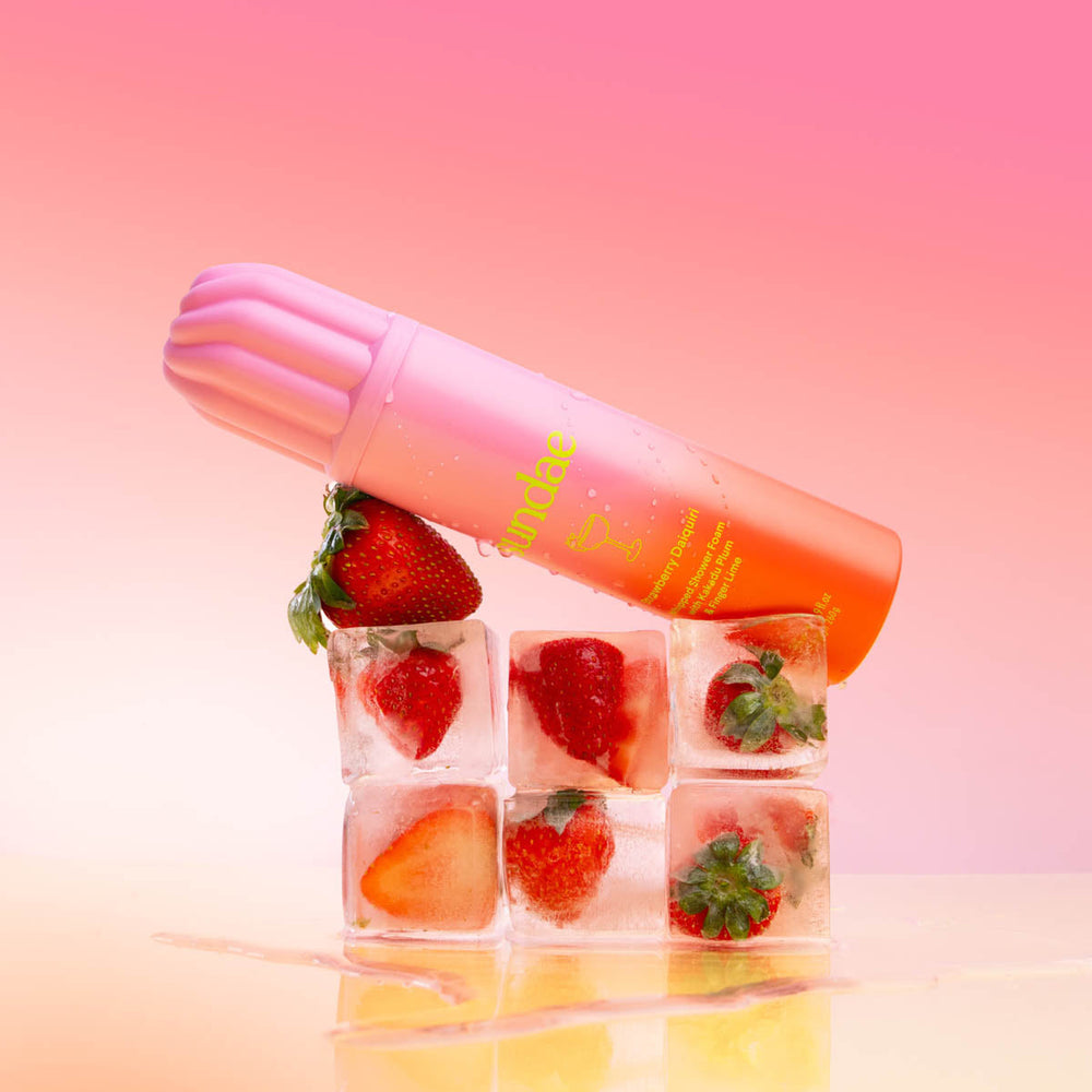 Gel douche moussant Sundae Body Strawberry Daiquiri parfum cocktail fraise – visuel 2