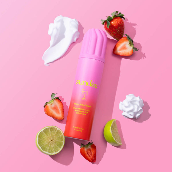 Gel douche moussant Sundae Body Strawberry Daiquiri parfum cocktail fraise