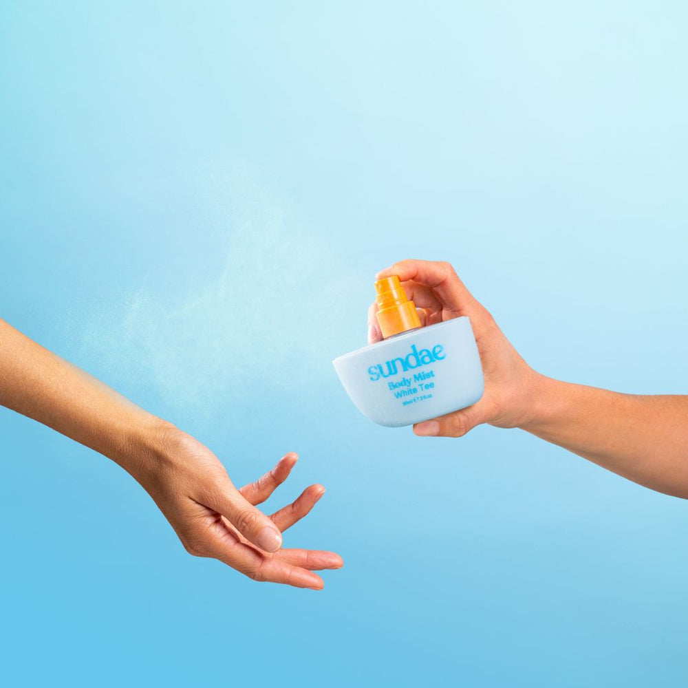 Brume parfumée corps Sundae Body White Tee propre et musquée – visuel 4